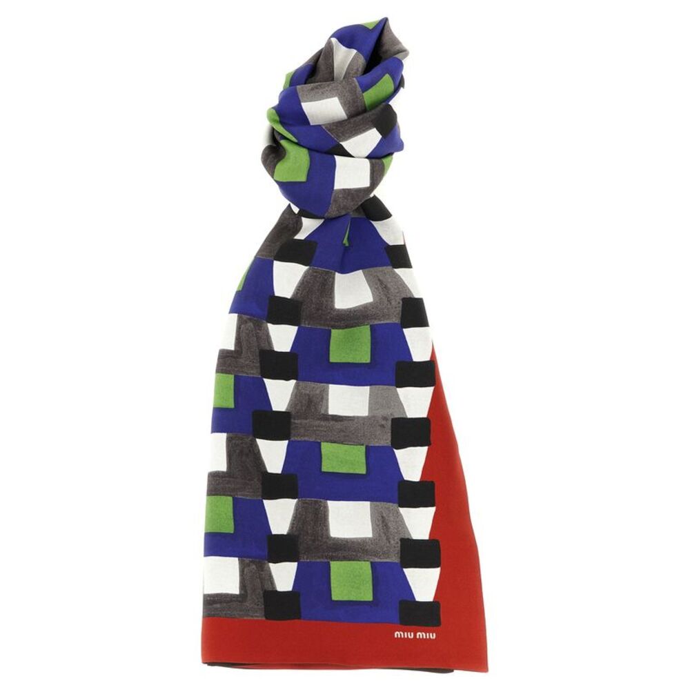 Miu Miu Multicolor Silk Women's Scarf